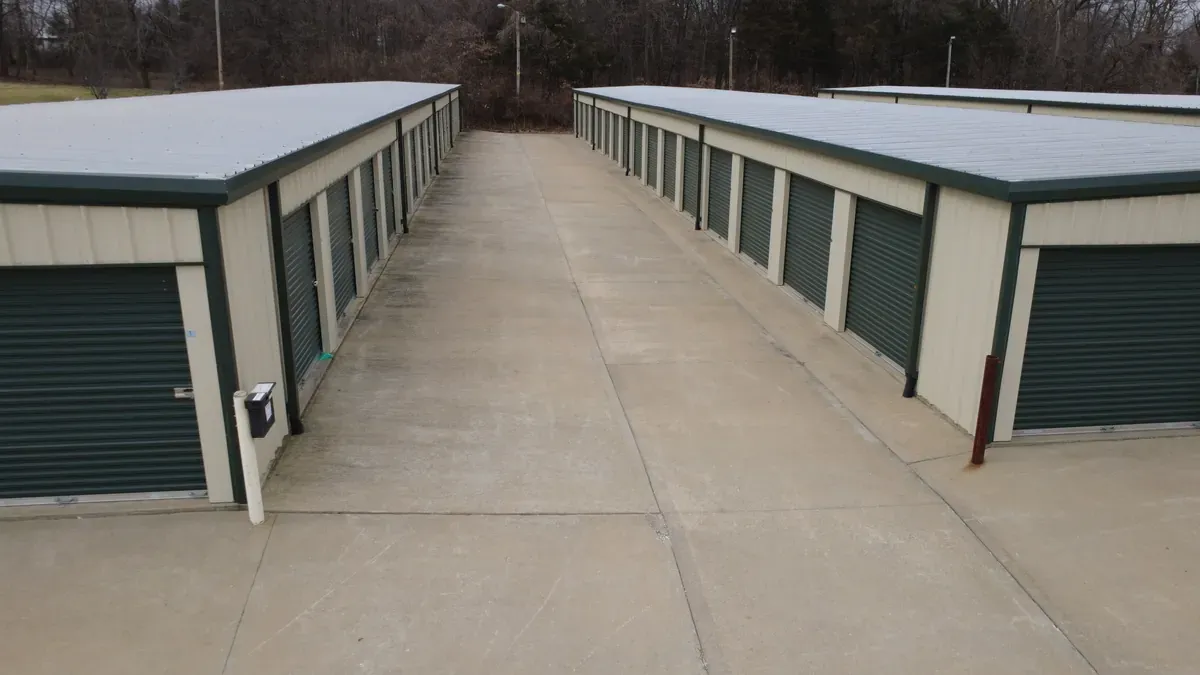 Drive up units at Reliable Storage