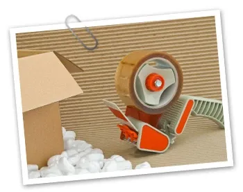 Photo of packing supplies